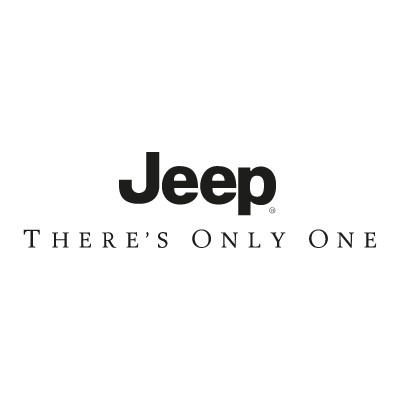 Jeep There's Only Once logo