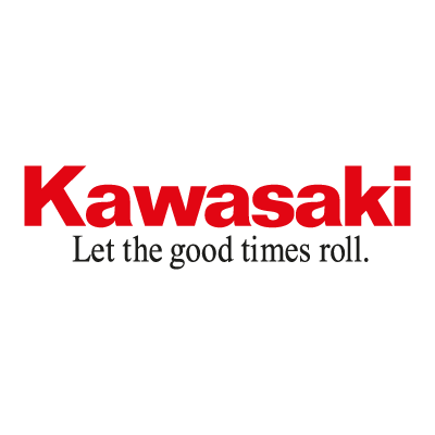 Kawasaki motorcycles vector logo free