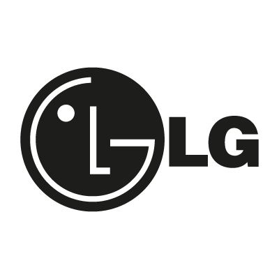 LG black vector logo free