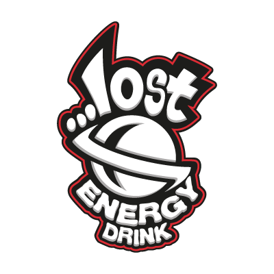 Lost Energy Drink vector logo free download