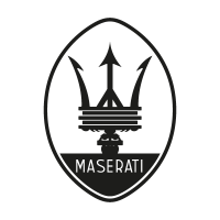 Maserati black vector logo