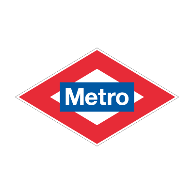 Metro Madrid vector logo free download