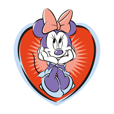 Minnie Mouse Cartoon vector logo free