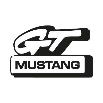Mustang GT vector logo free