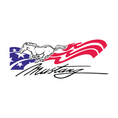Mustang USA vector logo free download