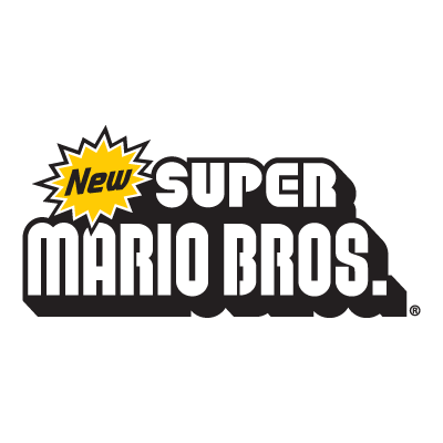 New Super Mario Bros Nintendo vector logo