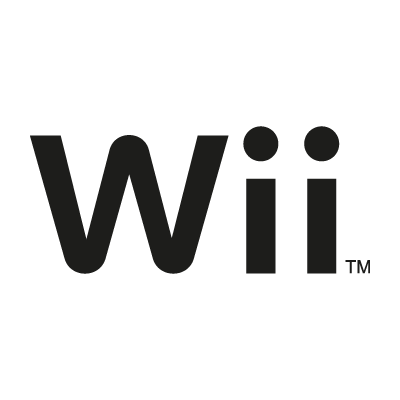 Nintendo Wii black vector logo free