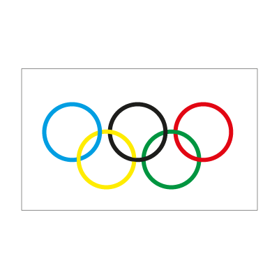 Olympic Flag vector free download