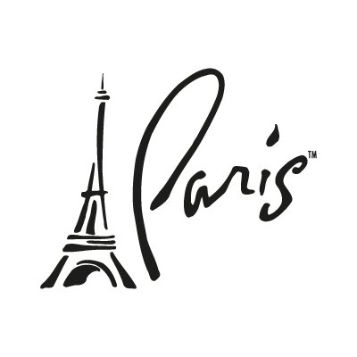 Paris, Las Vegas vector logo download free