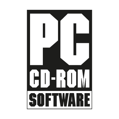 PC CD-ROM vector logo free download