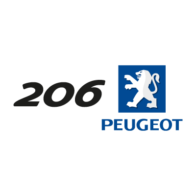 Peugeot 206 (.EPS) vector logo download free