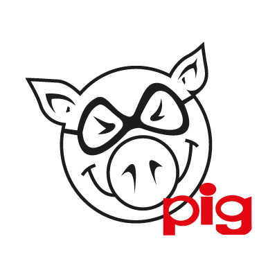 Pig vector logo download free