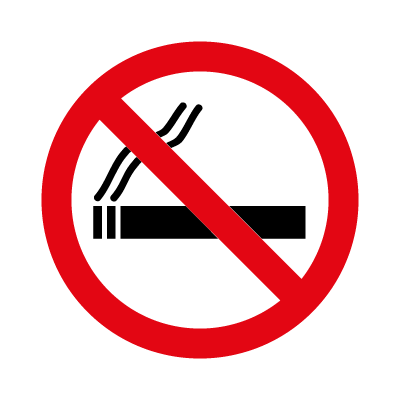 Prohibido fumar vector logo download free