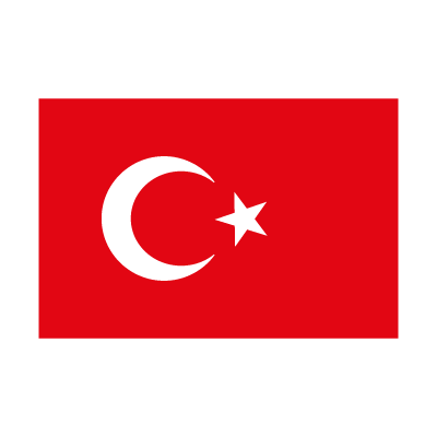 Flag of Turkey vector free download