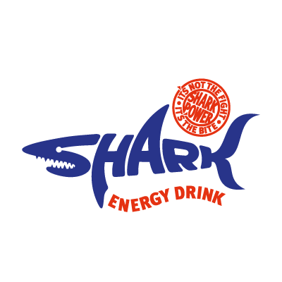 Shark Energy Drink vector logo