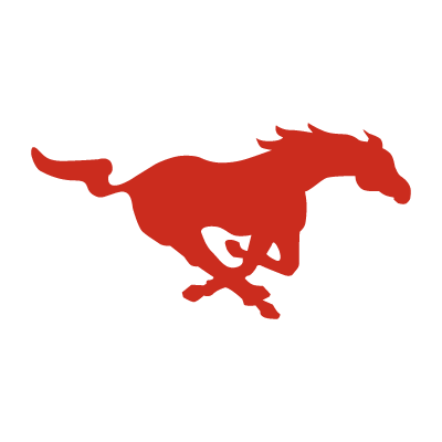 Southern Methodist Mustangs vector logo download free