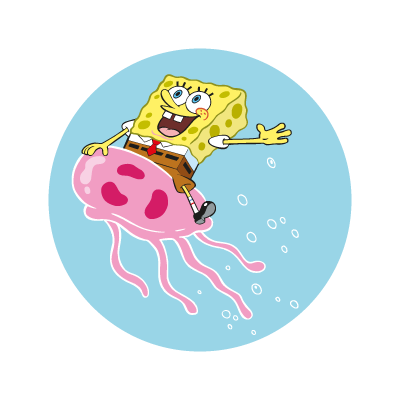Sponge Bob cartoon vector logo download free