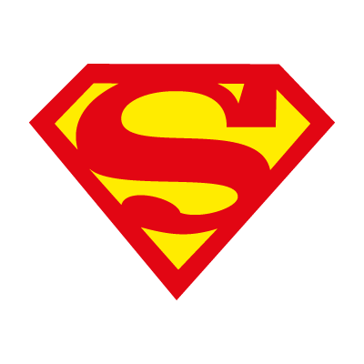 Superman char vector logo free