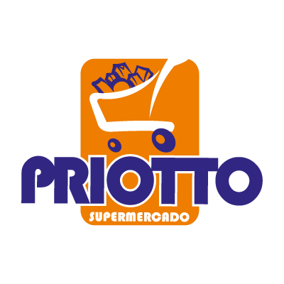 Supermercado priotto vector logo free