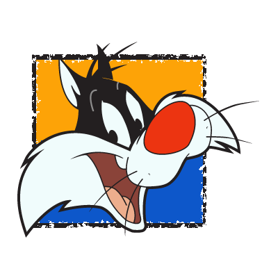 Sylvester cartoon vector logo free
