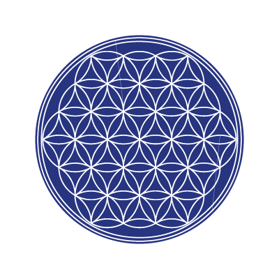 The flower of life vector logo free