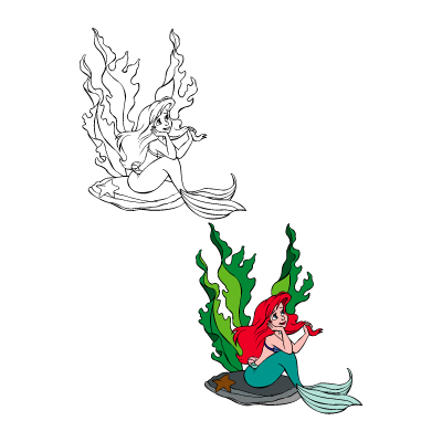 The little mermaid - Ariel logo