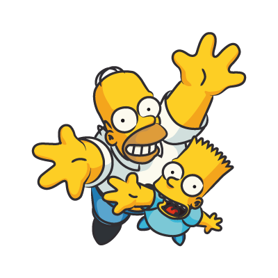 The Simpsons Homer vector logo free download