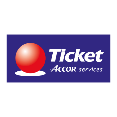 Ticket Accor Service vector logo free