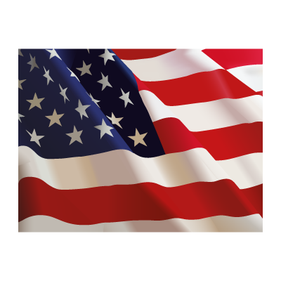 Flag of US (.EPS) vector logo