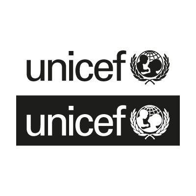 Unicef Black vector logo free
