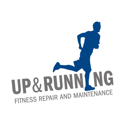 Up & Running vector logo free download