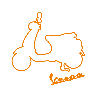Vespa LX vector logo download free
