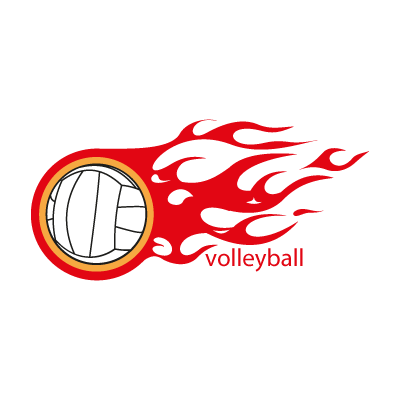 Volleyball vector logo download free