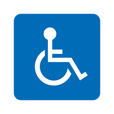 Wheelchair accessible vector logo free download