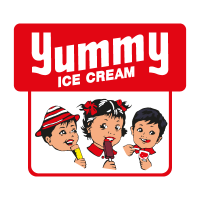 Yummy Ice Cream vector logo download free