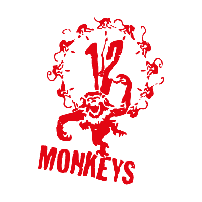 12 monkeys vector logo free