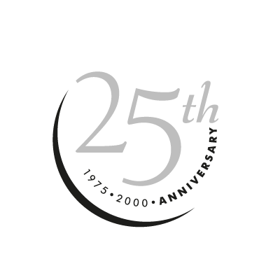 25th Anniversary vector logo free