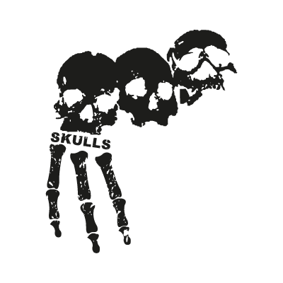 3 skulls vector logo free download