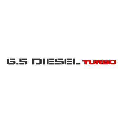 6.5 turbo diesel vector logo free