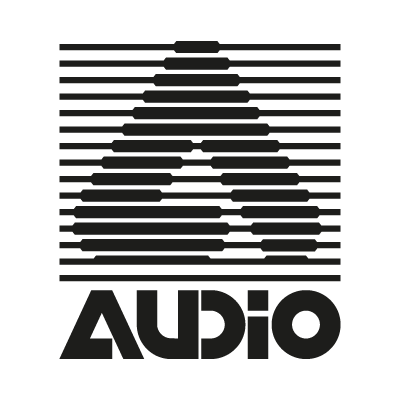 A Audio vector logo free