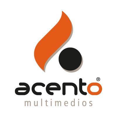 Acento Multimedios vector logo free
