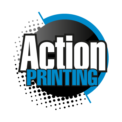 Action Printing vector logo free download