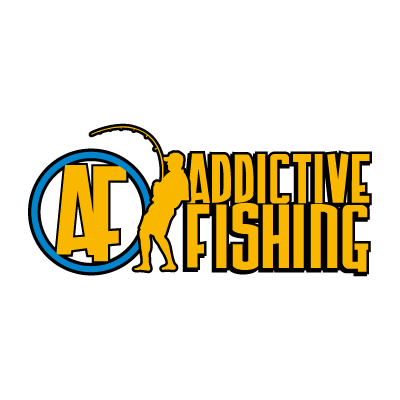 Addictive Fishing vector logo free