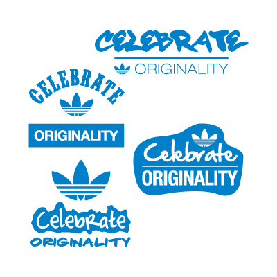 Adidas celebrate originality logo vector
