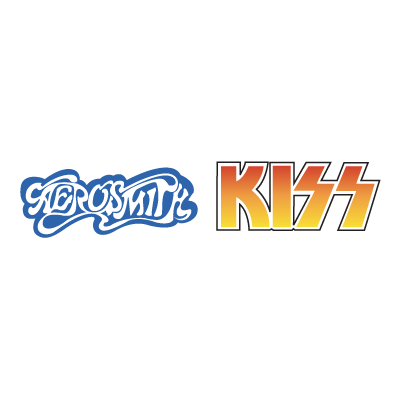 Aerosmith with KISS vector logo free