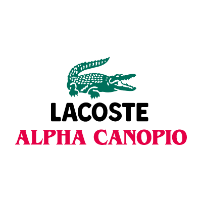 Alpha lacoste vector logo free download