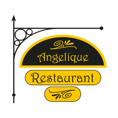 Angelique Restaurant vector logo download free