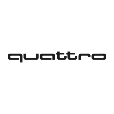 Audi Quattro vector logo free download