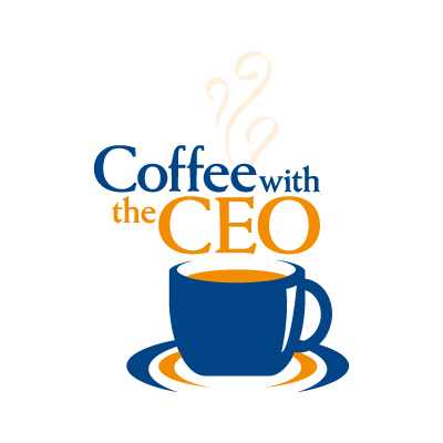 Coffee with the CEO vector logo