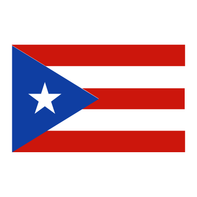 Flags of Puerto Rico vector